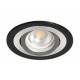 Foco basculante Redondo empotrar Aluminio 90mm, para Lámpara GU10/MR16, Blanco, Negro, Wengué ó Texturizado